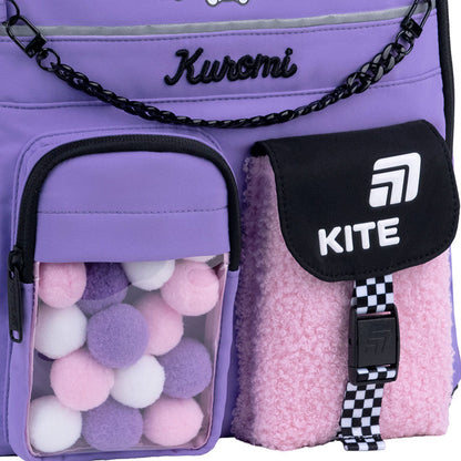 Шкільний набір Kite Education Kuromi SET_HK26-584M (рюкзак, пенал, сумка)