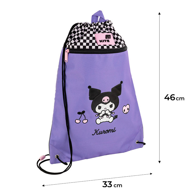 Шкільний набір Kite Education Kuromi SET_HK26-584M (рюкзак, пенал, сумка)