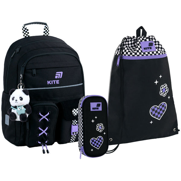 Шкільний набір Kite Education Panda Love SET_K26-584M-2