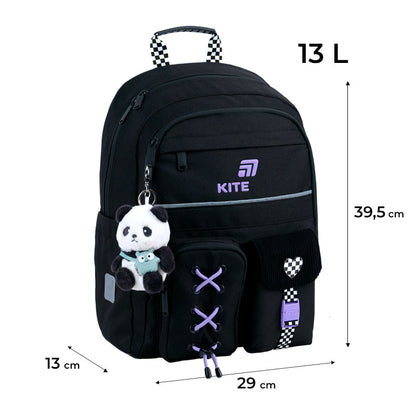 Шкільний набір Kite Education Panda Love SET_K26-584M-2 (рюкзак, пенал, сумка)