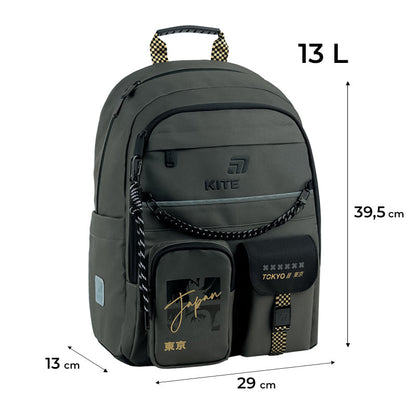 Шкільний набір Kite Education Tokyo Vibe SET_K26-584M-4 (рюкзак, пенал, сумка)