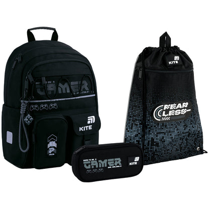 Шкільний набір Kite Education Gamer SET_K26-584M-5 (рюкзак, пенал, сумка)