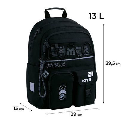 Шкільний набір Kite Education Gamer SET_K26-584M-5 (рюкзак, пенал, сумка)