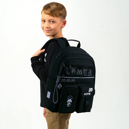 Шкільний набір Kite Education Gamer SET_K26-584M-5 (рюкзак, пенал, сумка)