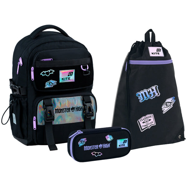 Шкільний набір Kite Education Monster High SET_MH26-1022M