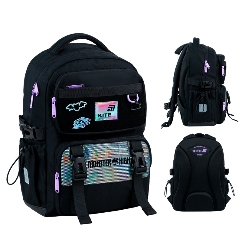 Шкільний набір Kite Education Monster High SET_MH26-1022M (рюкзак, пенал, сумка)