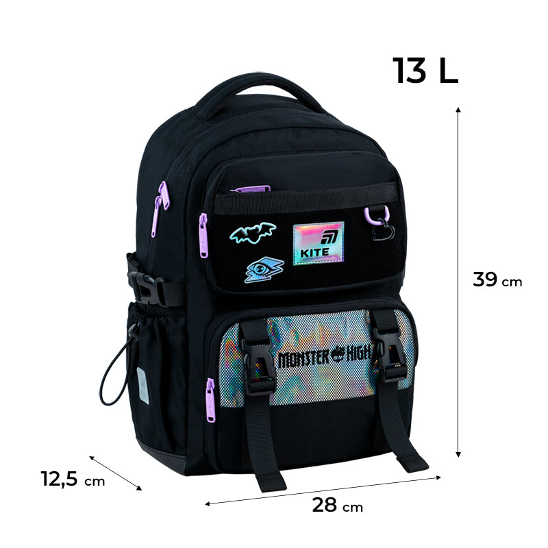 Шкільний набір Kite Education Monster High SET_MH26-1022M (рюкзак, пенал, сумка)