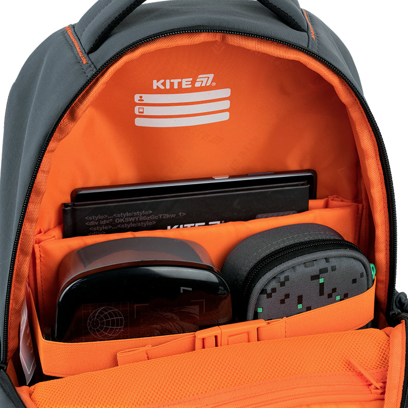 Шкільний набір Kite Education Game Zone SET_K26-1022M-3 (рюкзак, пенал, сумка)