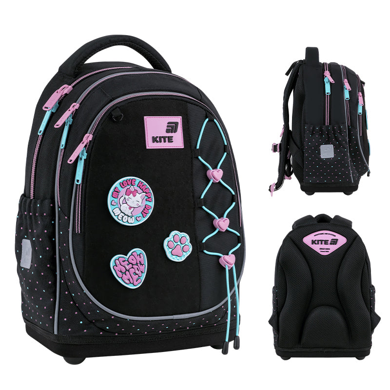 Шкільний набір Kite Education Pretty Kitty SET_K26-724S-1 (рюкзак, пенал, сумка)