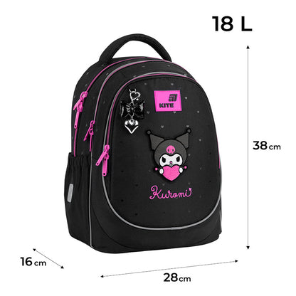 Шкільний набір Kite Education Kuromi SET_HK26-700M (рюкзак, пенал, сумка)