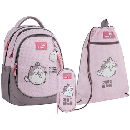 Шкільний набір Kite Education Molang SET_ML26-700M (рюкзак, пенал, сумка)