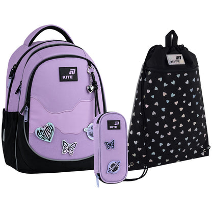 Шкільний набір Kite Education Crush SET_K26-700M-1 (рюкзак, пенал, сумка)