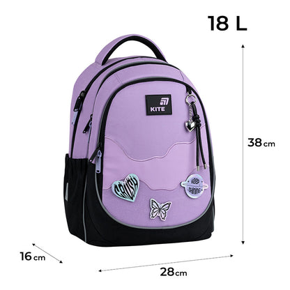 Шкільний набір Kite Education Crush SET_K26-700M-1 (рюкзак, пенал, сумка)