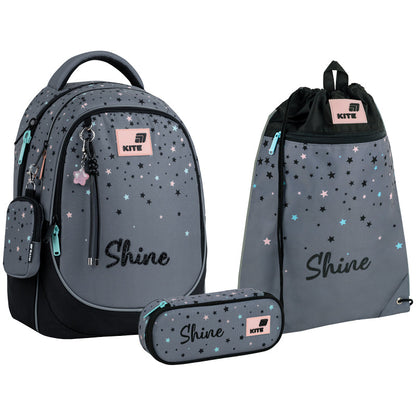 Шкільний набір Kite Education Shine SET_K26-700M-2 (рюкзак, пенал, сумка)