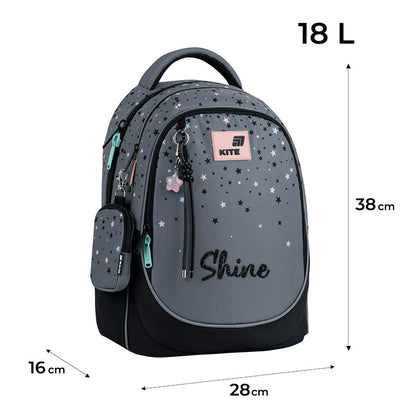 Шкільний набір Kite Education Shine SET_K26-700M-2 (рюкзак, пенал, сумка)
