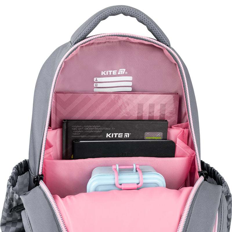 Шкільний набір Kite Education Meow SET_K26-700M-3 (рюкзак, пенал, сумка)