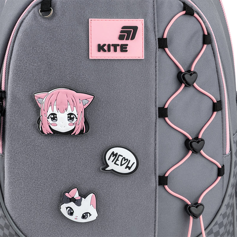 Шкільний набір Kite Education Meow SET_K26-700M-3 (рюкзак, пенал, сумка)
