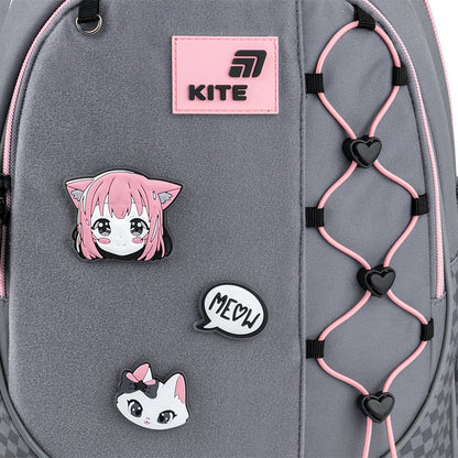 Шкільний набір Kite Education Meow SET_K26-700M-3 (рюкзак, пенал, сумка)