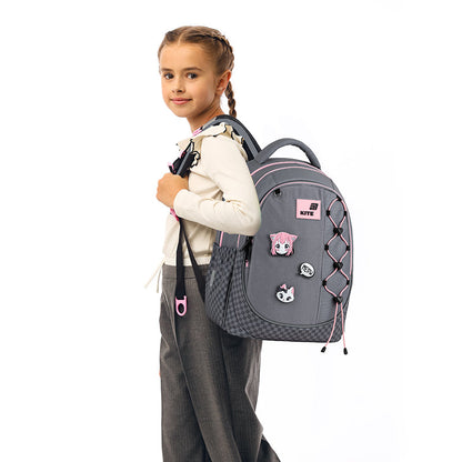 Шкільний набір Kite Education Meow SET_K26-700M-3 (рюкзак, пенал, сумка)