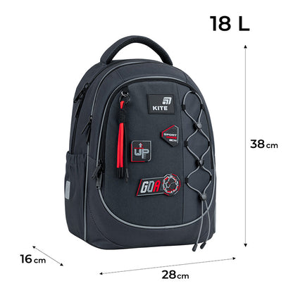 Шкільний набір Kite Education Sport Mode SET_K26-700M-6 (рюкзак, пенал, сумка)