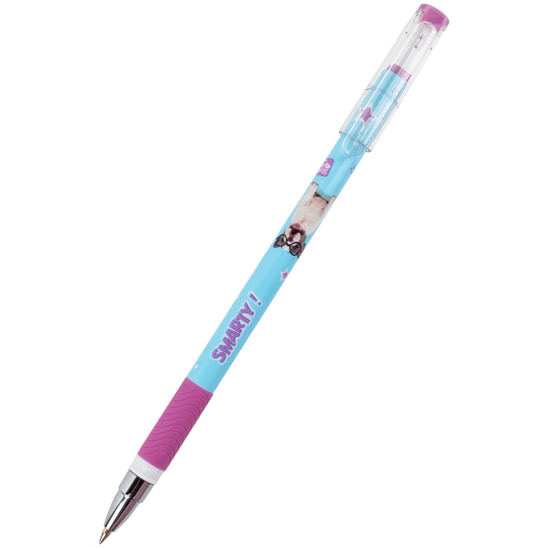 Ручка кулькова Kite Studio Pets SP26-032, синя