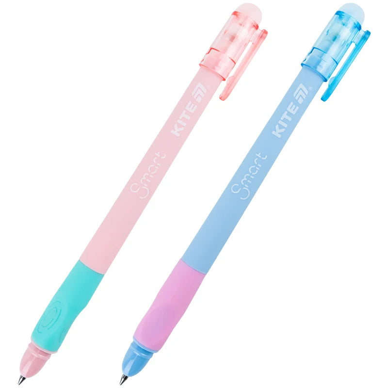 Ручка гелева "пиши-стирай" Kite Smart K26-098-3, синя, упаковка 24 шт