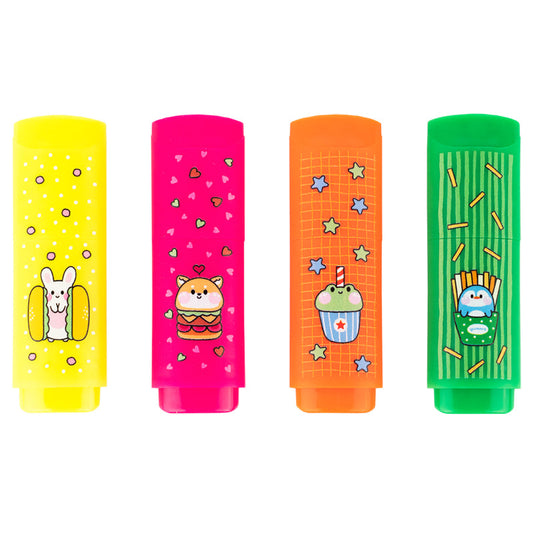 Маркер Highlighter Kite K26-445-1, набір 4-х, неон