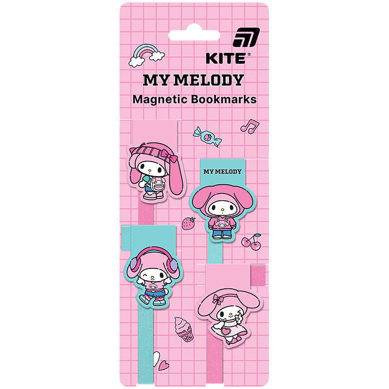 Набір магнітних закладок-лясе Kite My Melody HK26-497-1