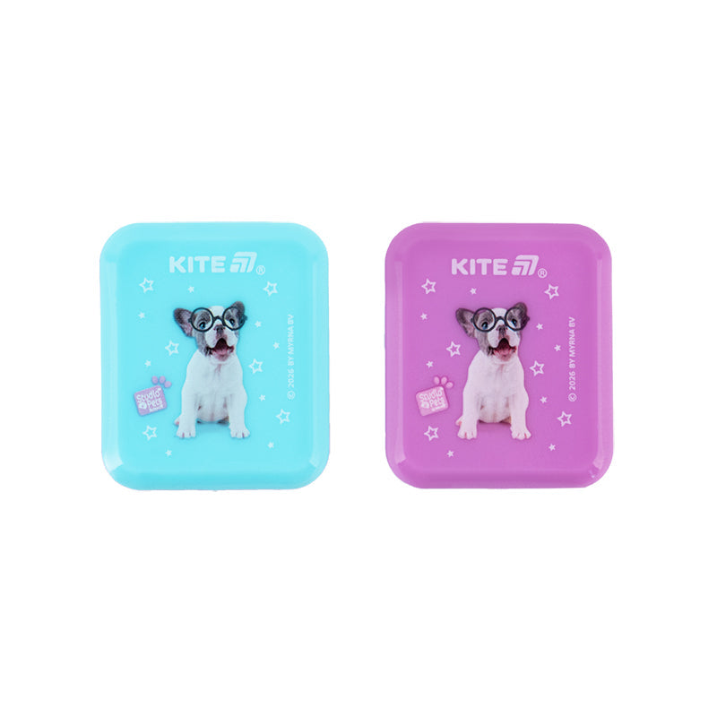 Точилка з контейнером прямокутна Kite Studio Pets SP26-116