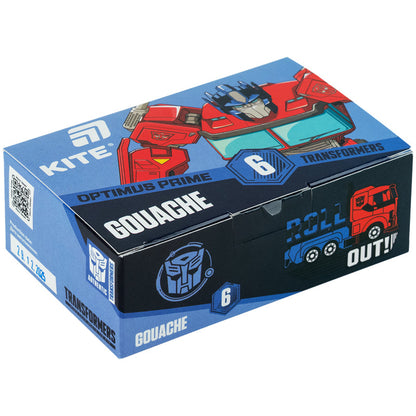 Гуаш Kite Transformers TF26-062, 6 кольорів