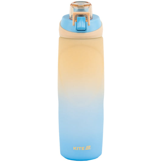 Пляшечка для води Kite K26-1200-1, 760 мл, бежево-синя