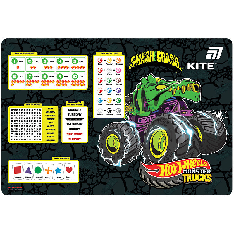Підкладка настільна Kite Hot Wheels HW26-207-2