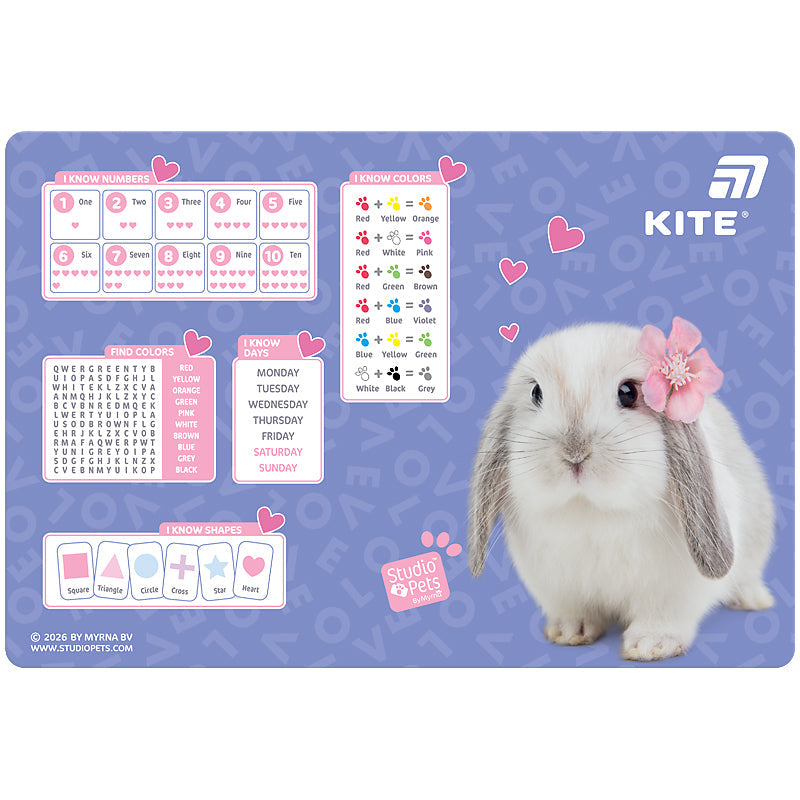 Підкладка настільна Kite Studio Pets SP26-207