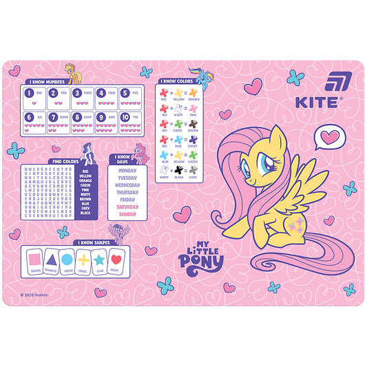 Підкладка настільна Kite My Little Pony, 10шт, LP26-207