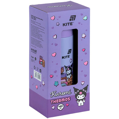 Термос Kite Kuromi HK26-312, 480 мл