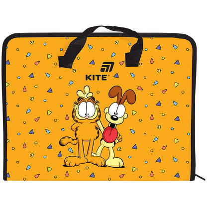Папка-портфель на блискавці Kite Garfield GF26-202, 1 відділення, A4
