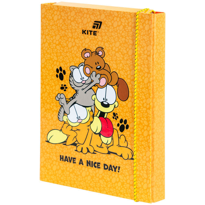 Папка для зошитів на гумці Kite Garfield GF26-210, картон