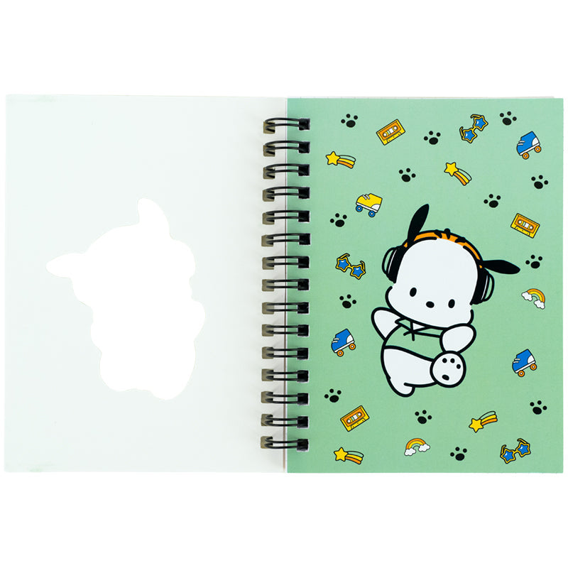Блокнот на спіралі Kite Pochacco PC26-229, А6, 80 аркушів, клітинка