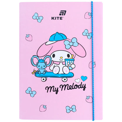 Папка для зошитів на гумці Kite My Melody HK26-210-2, картон