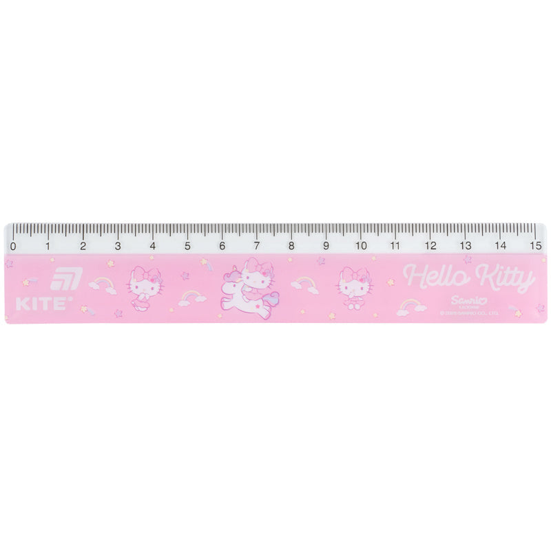 Лінійка пластикова Kite Hello Kitty,HK26-090-2, 15 см
