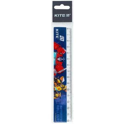 Лінійка пластикова Kite Transformers, TF26-090, 15 см