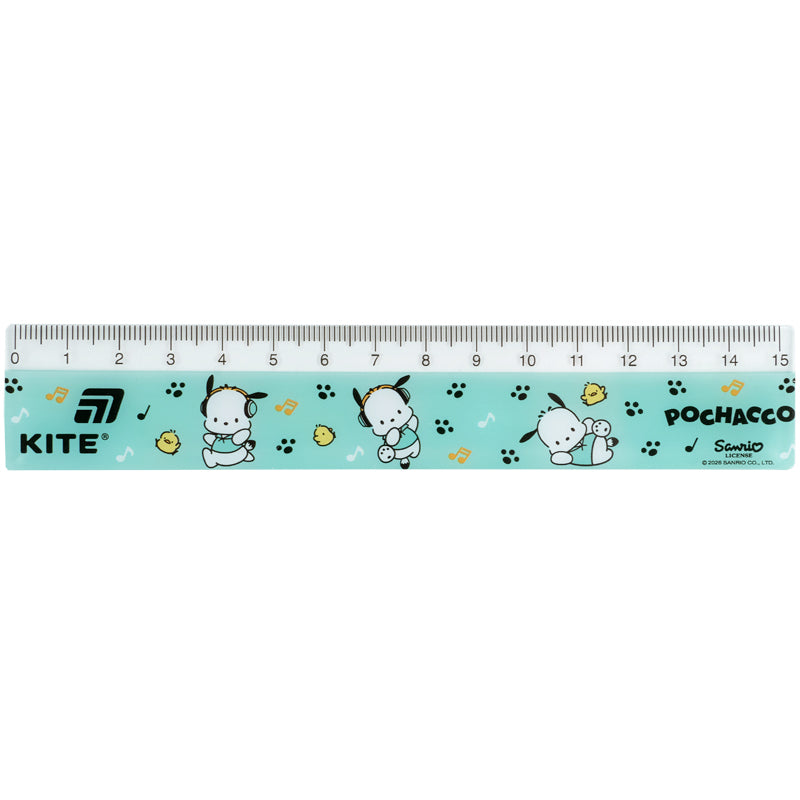 Лінійка пластикова Kite Pochacco, PC26-090, 15 см