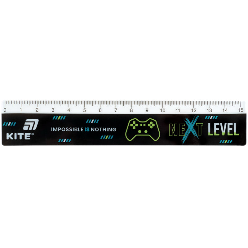 Лінійка пластикова Kite Next Level , K26-090-2, 15 см