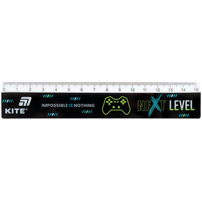 Лінійка пластикова Kite Next Level , K26-090-2, 15 см