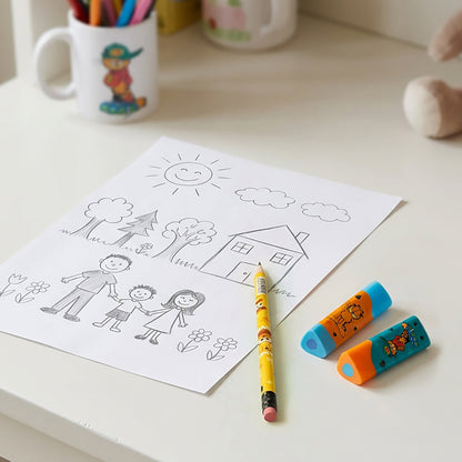 Гумка кольорова Kite  Garfield GF26-1269,  асорті