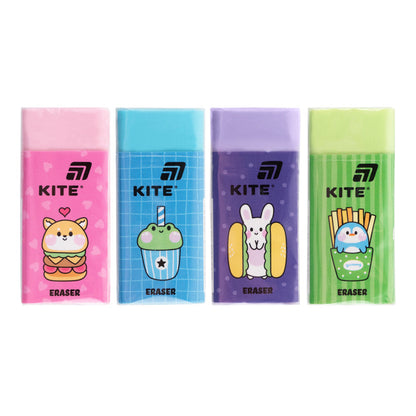 Гумка кольорова Kite "Funny friends"  K26-1270, асорті