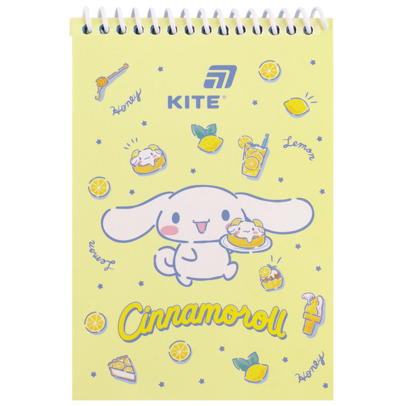 Блокнот на спіралі Kite Cinnamoroll CR26-196, А6, 48 аркушів, нелінований