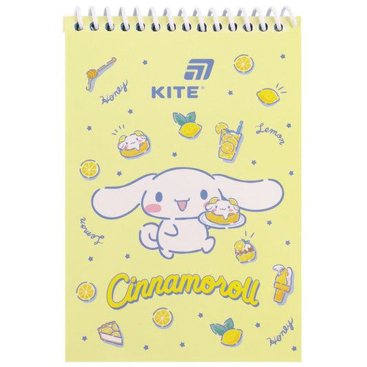 Блокнот на спіралі Kite Cinnamoroll CR26-196, А6, 48 аркушів, нелінований
