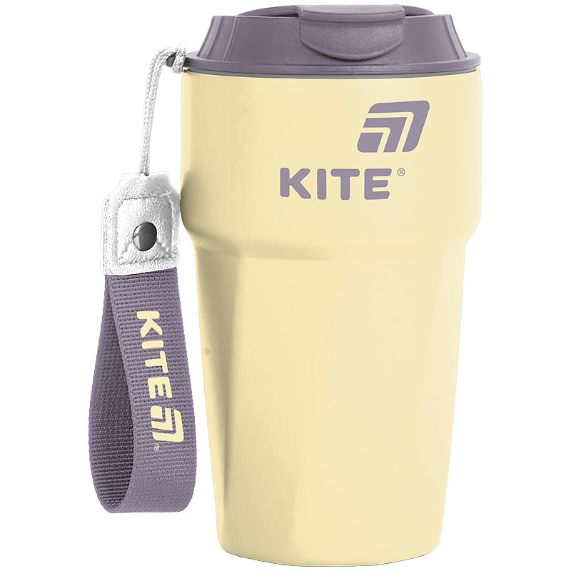 Термокружка Kite K26-1220-3, 450 мл, жовта