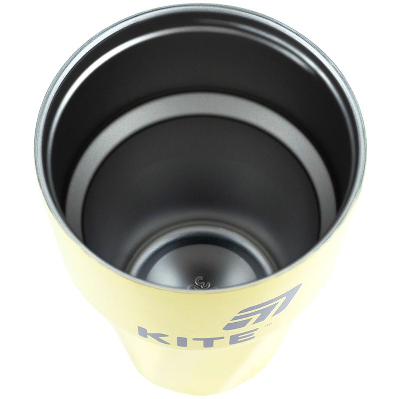 Термокружка Kite K26-1220-3, 450 мл, жовта